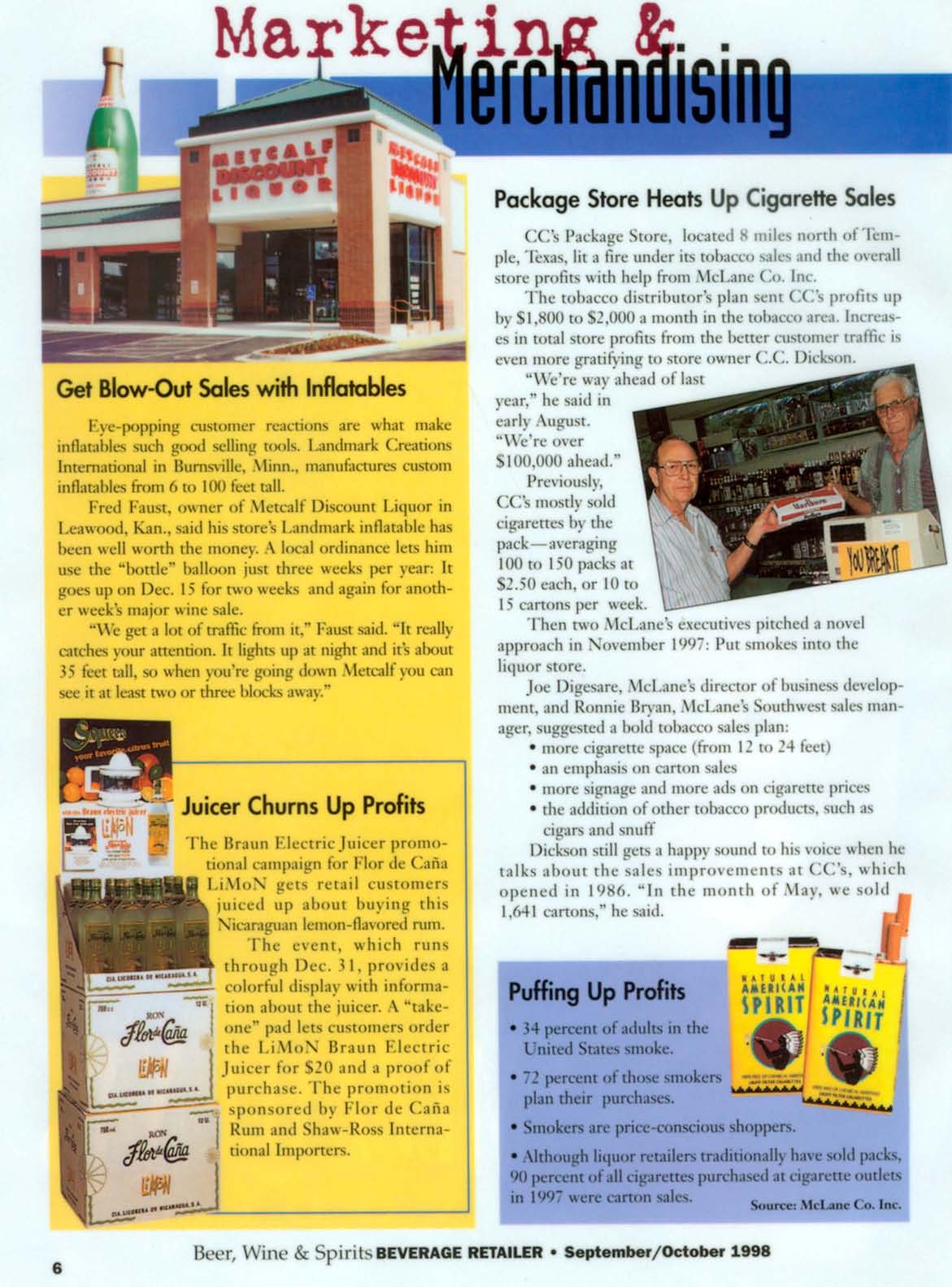 1998 beverage retailer