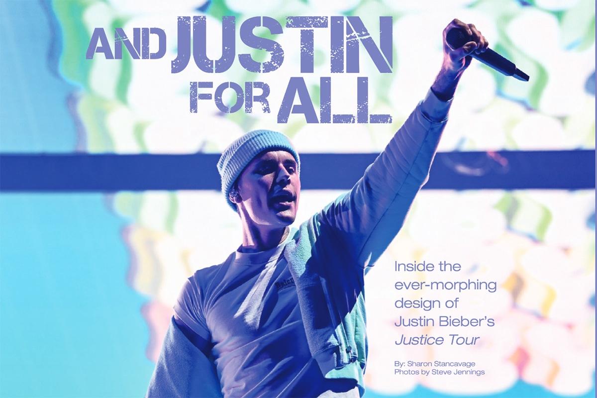 Justin Bieber's Airplane Featured in Lighting & Sound America - May 2022