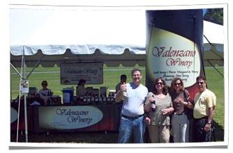 Inflatable Wine Bottle at Marketing Event